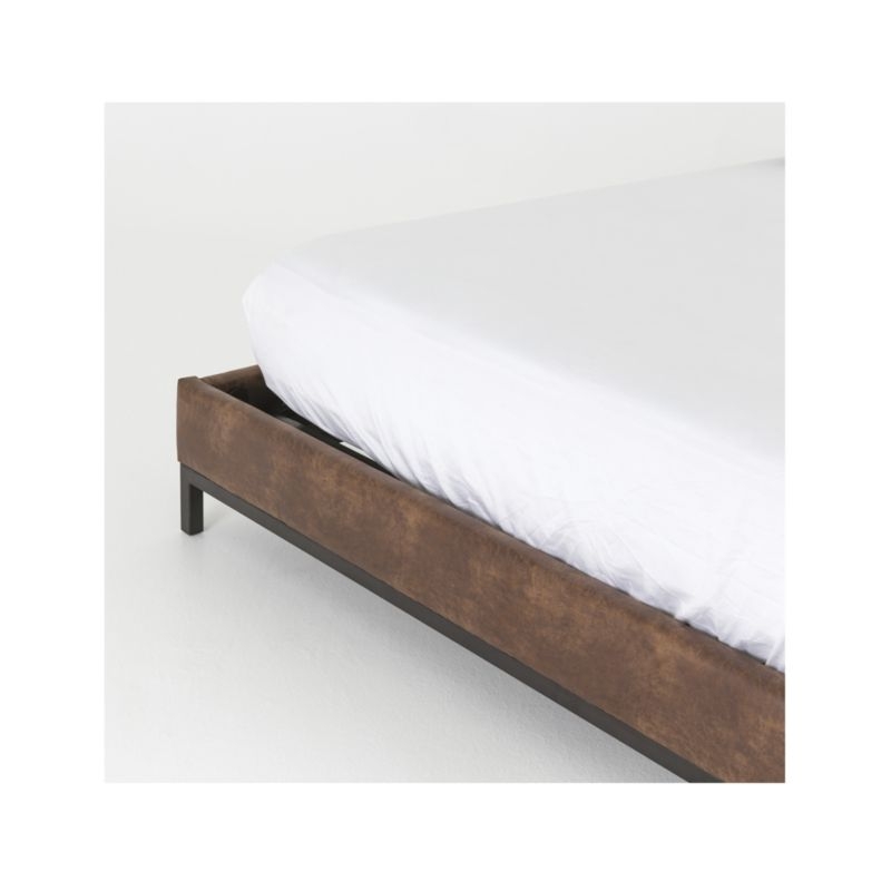 Newhall King Leather Tufted Bed - Image 6