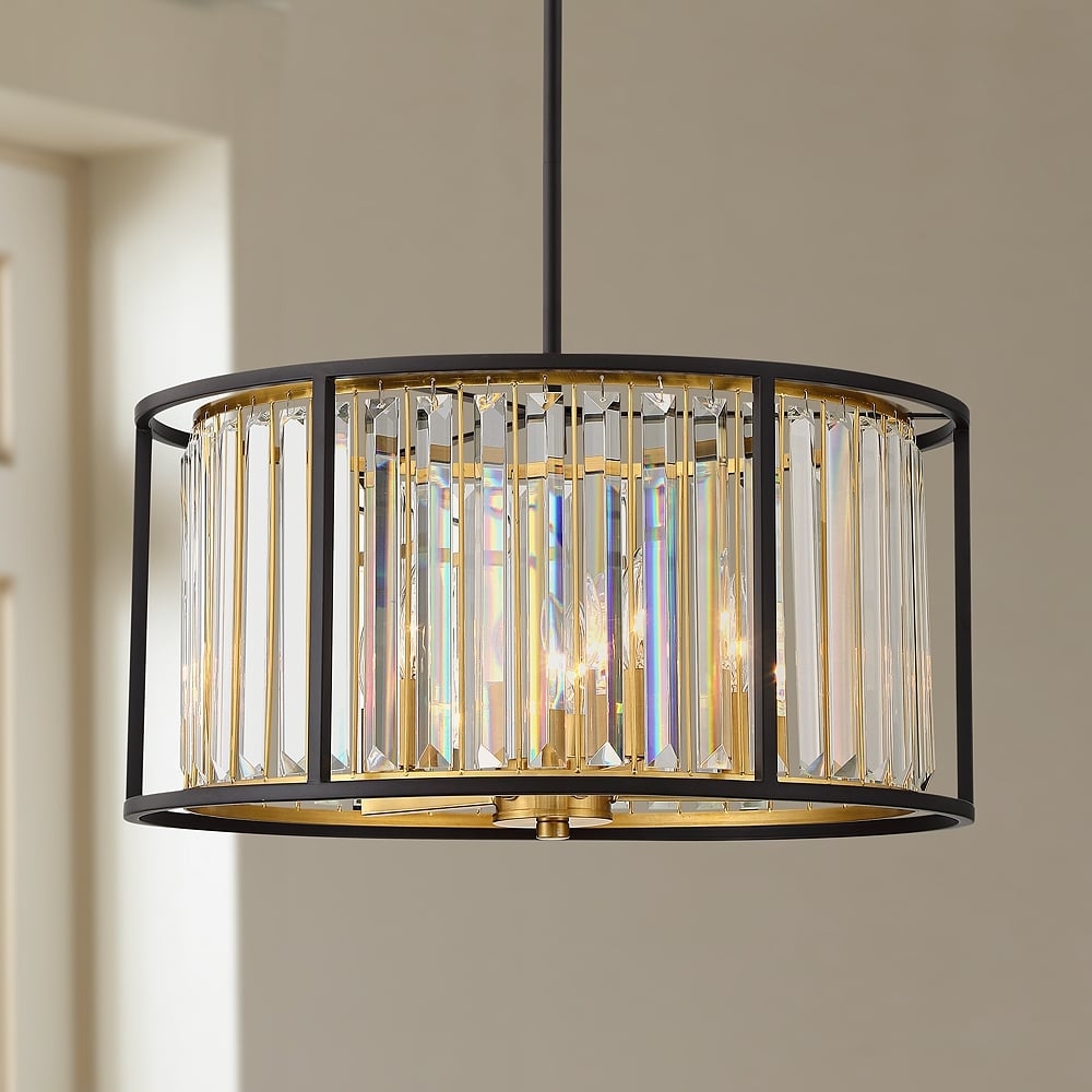 Possini Euro Design Milne 20" Wide Crystal Drum Pendant Light - Image 0