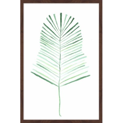 'Palm Frond' Framed Painting Print - Image 0