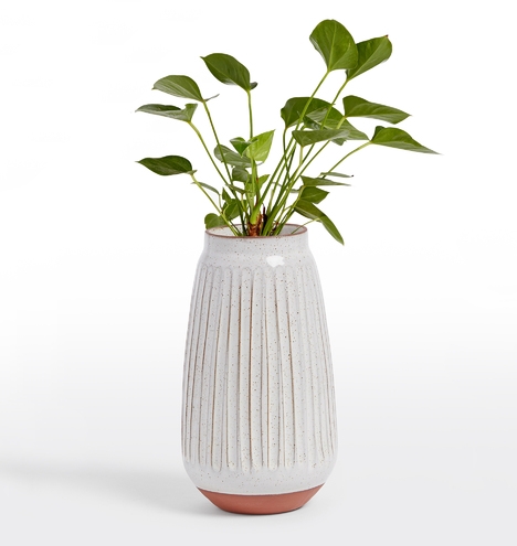 Whitney Small Carved Vase - Image 1