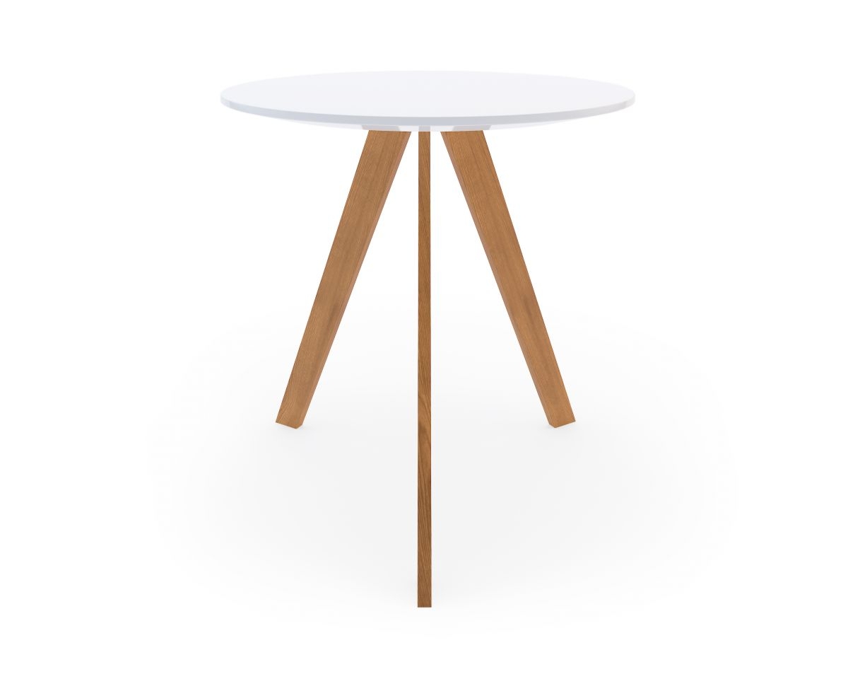 Dolf Side Table - White Ash Wood - Image 2