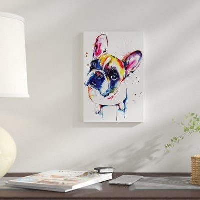 'Frenchie II' Graphic Art Print on Canvas - Image 0