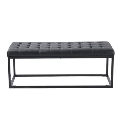 Feld Faux Leather Bench - Image 1