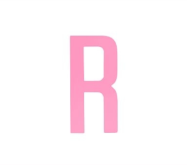 Modern Letter R, Bright Pink - Image 0