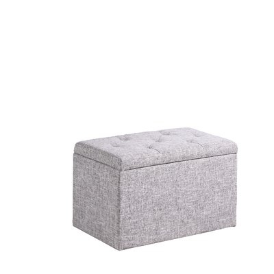 Rocky Shoe Tufted Gauze Upholstered Storage Bench - Image 0