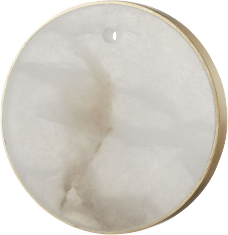 Round Alabaster Ornament - Image 4
