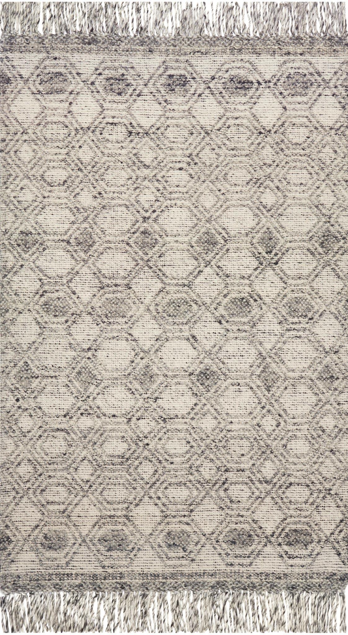 Magnolia Home by Joanna Gaines x Loloi Holloway YH-02 Grey 18" x 18" Sample - Image 0