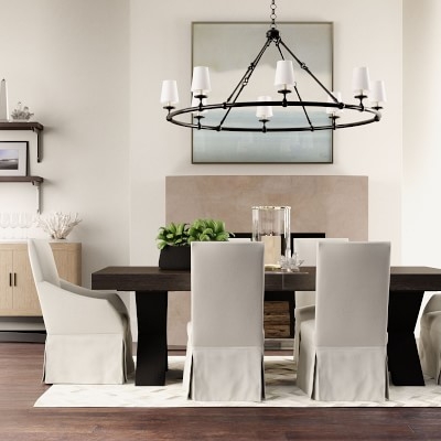 Navarro Extendable Dining Table, Rectangular, 142", Bolinas - Image 1