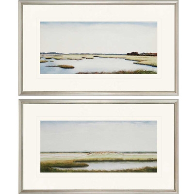'Marshlands I' 2 Piece Framed Painting Print Set - Image 0