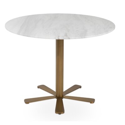 Daisy Brass Gold Marble Table - Image 0