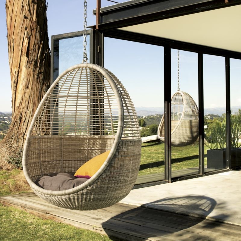 Pod Hanging Outdoor Chair Cushion - Image 3
