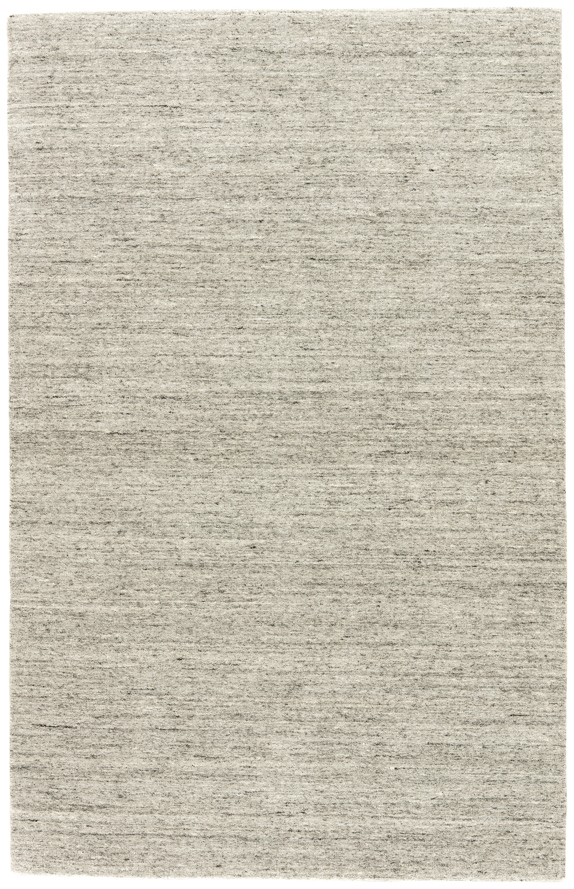 Elements Handmade Solid Gray/ Taupe Area Rug 7'10"X9'10" - Image 0