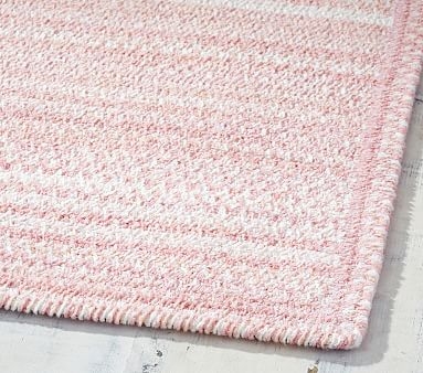 Capel Custom Braid Rectangle Rug, Pink, 6'x9' - Image 1