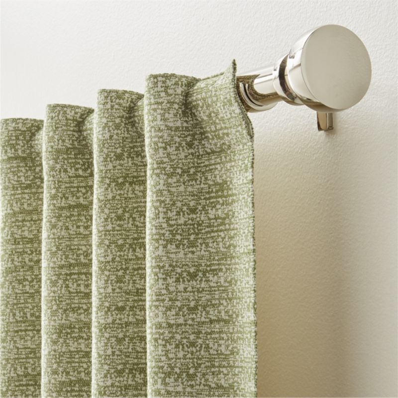 Desmond Green Cotton Curtain Panel 50"x84" - Image 4