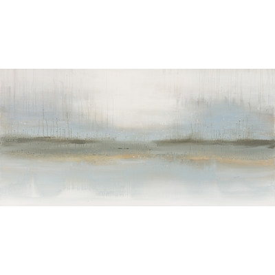 Abstract Painting on Canvas in Gray - Image 0
