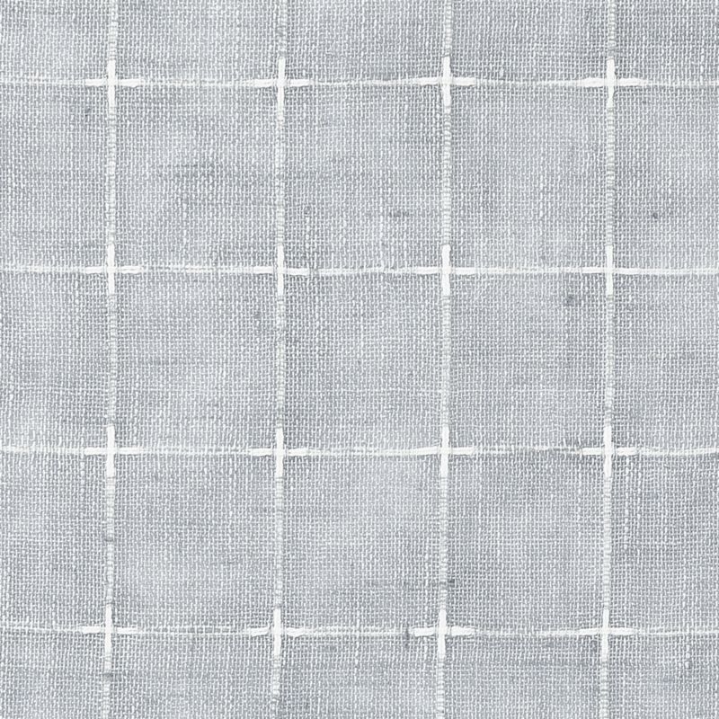 Isabela Grey Grid Curtain Panel 50"x84" - Image 2