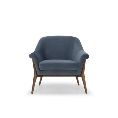 Jenkins Isaias Armchair, Dusty Blue - Image 0