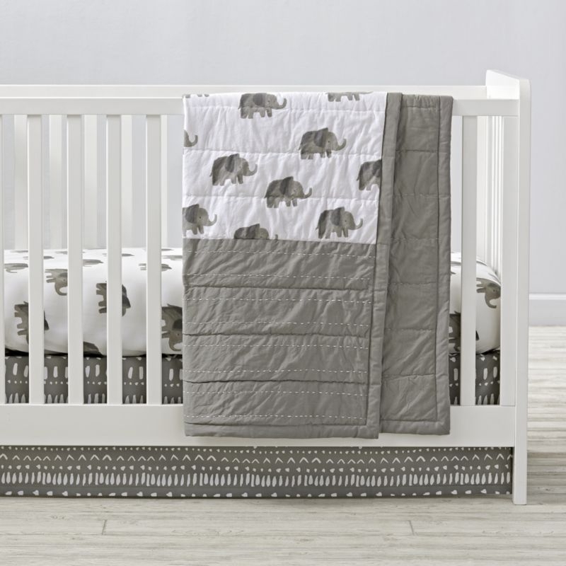 Wild Excursion Elephant Baby Quilt - Image 6