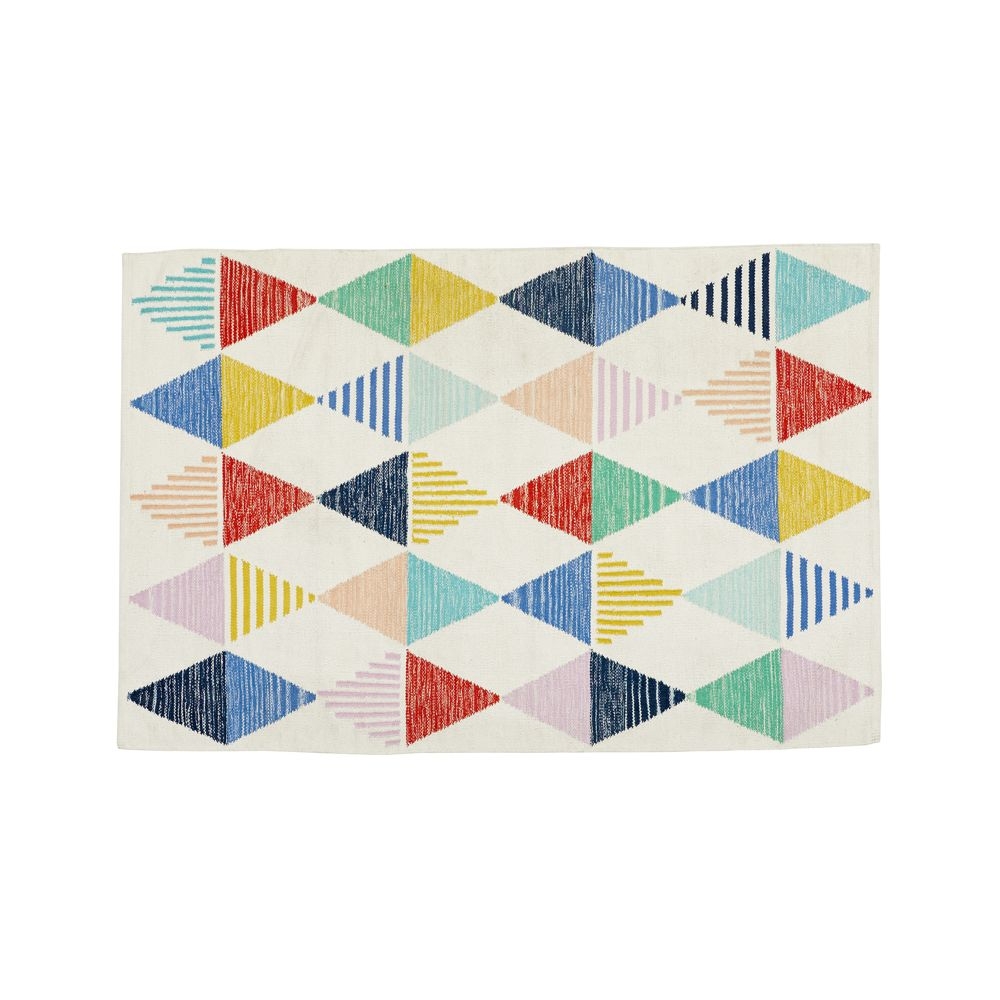 Colorful Triangle 4 x 6' Rug - Image 1