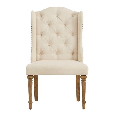 Button Tufted Upholstered Dining Chair - Image 0