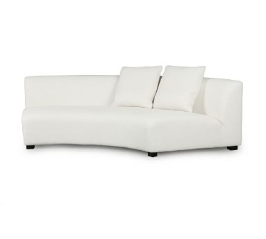 Cambria 2-Piece Rounded Sectional, Down Blend Wrapped Cushions, Dover Crescent - Image 4
