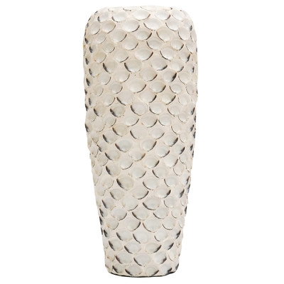 Zaire Abalone Shell Ceramic Floor Vase - Image 0
