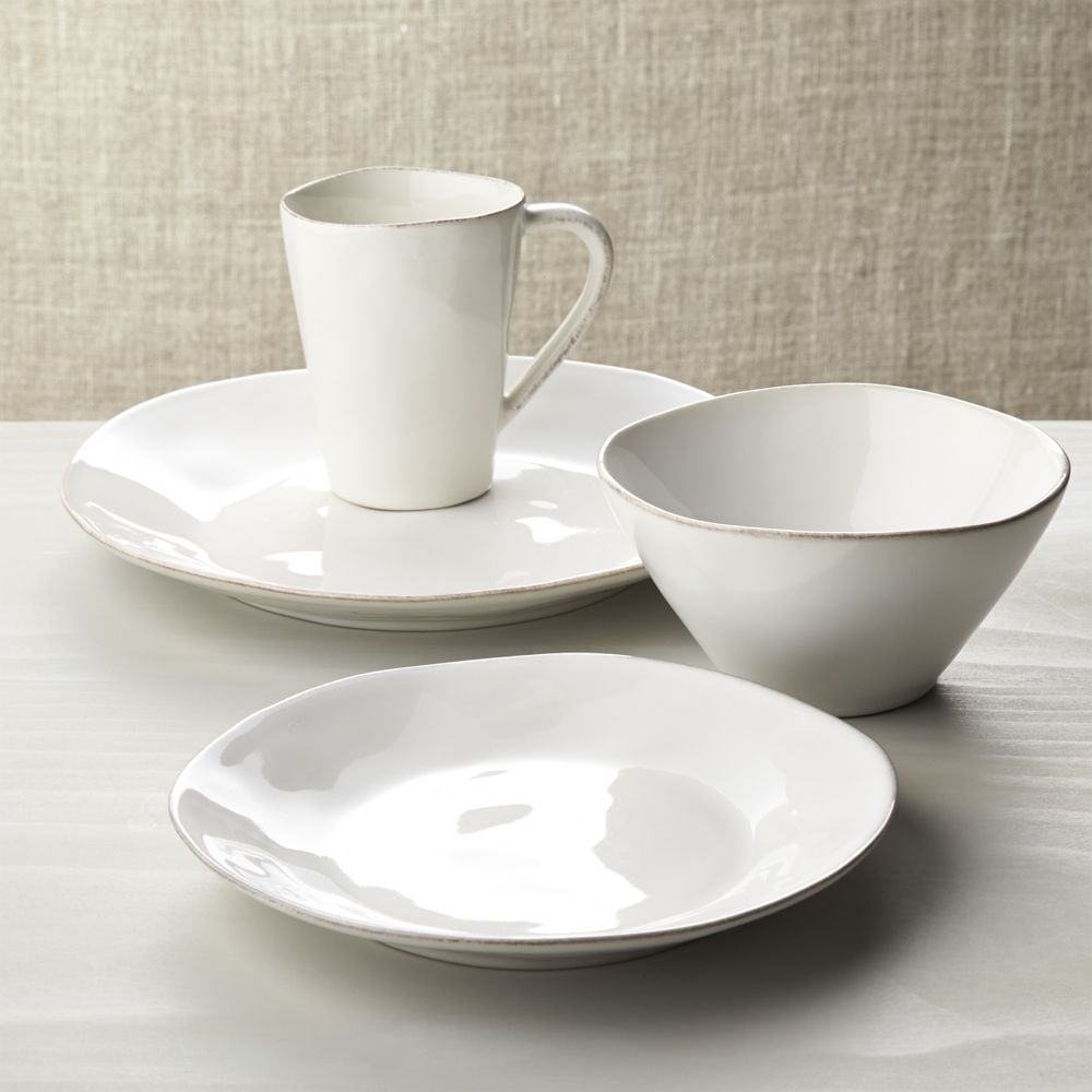 Marin White 4-Piece Place Setting - Image 0