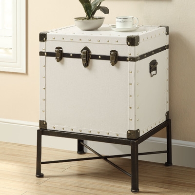 Camp End Table with Storage - Image 1