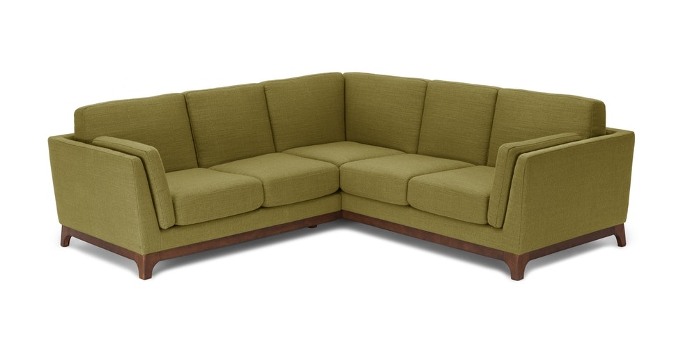 Ceni Seagrass Green Corner Sectional - Image 0
