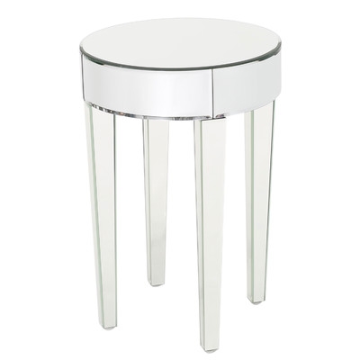 Curry Mirrored End Table - Image 0
