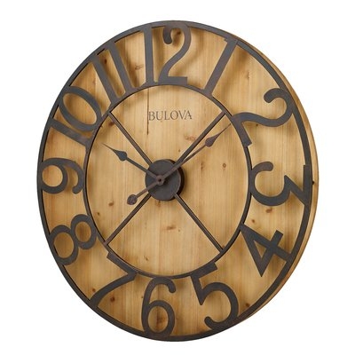 Oversized Silhouette 28.75" Wall Clock - Image 0