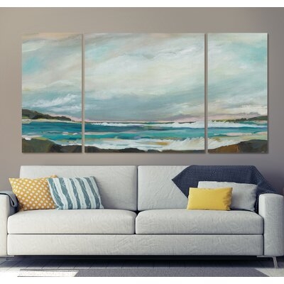 A Premium Seaside View III Graphic Art Print Multi-Piece Image on Wrapped Canvas - Image 0