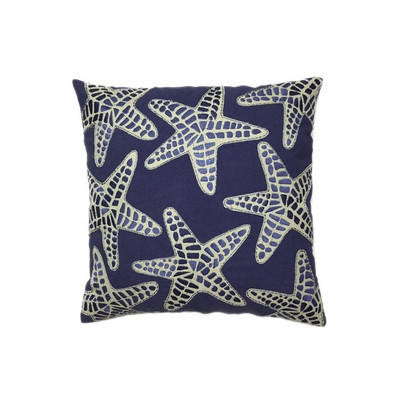 Nautical Starfish Throw Pillow - Image 0