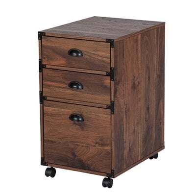 Orman 15.5'' Wide 3 -Drawer Mobile Vertical Filing Cabinet - Image 0