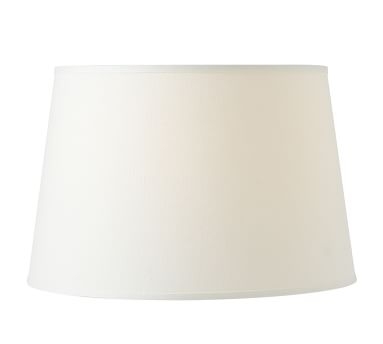 Sutter Floor Lamp &amp; Tapered Drum Linen Shade, Ivory, Large - Image 1