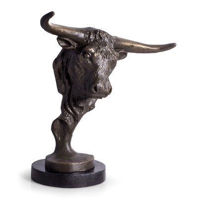 Wisser Bull Head Bust - Image 0
