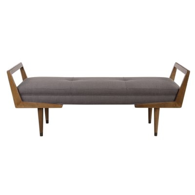 Alessandro Mid-Century Upholstered Bench - Image 0