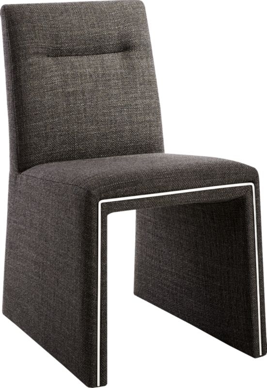 Silver Lining Grey Armless Dining Chair - Image 2