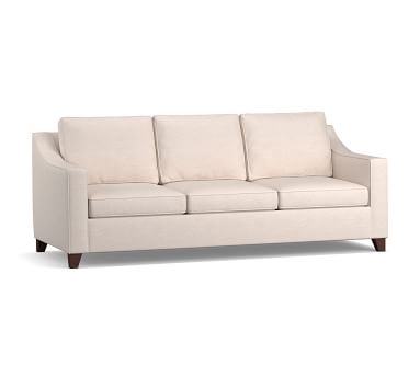 Cameron Slope Arm Upholstered Deep Seat Sofa 2-Seater 85", Polyester Wrapped Cushions, Performance Tweed Ecru - Image 3