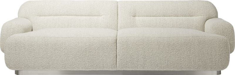 Logan Grey Boucle Sofa - Image 4