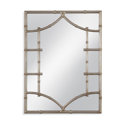 Rectangle Silver Wall Mirror - Image 0