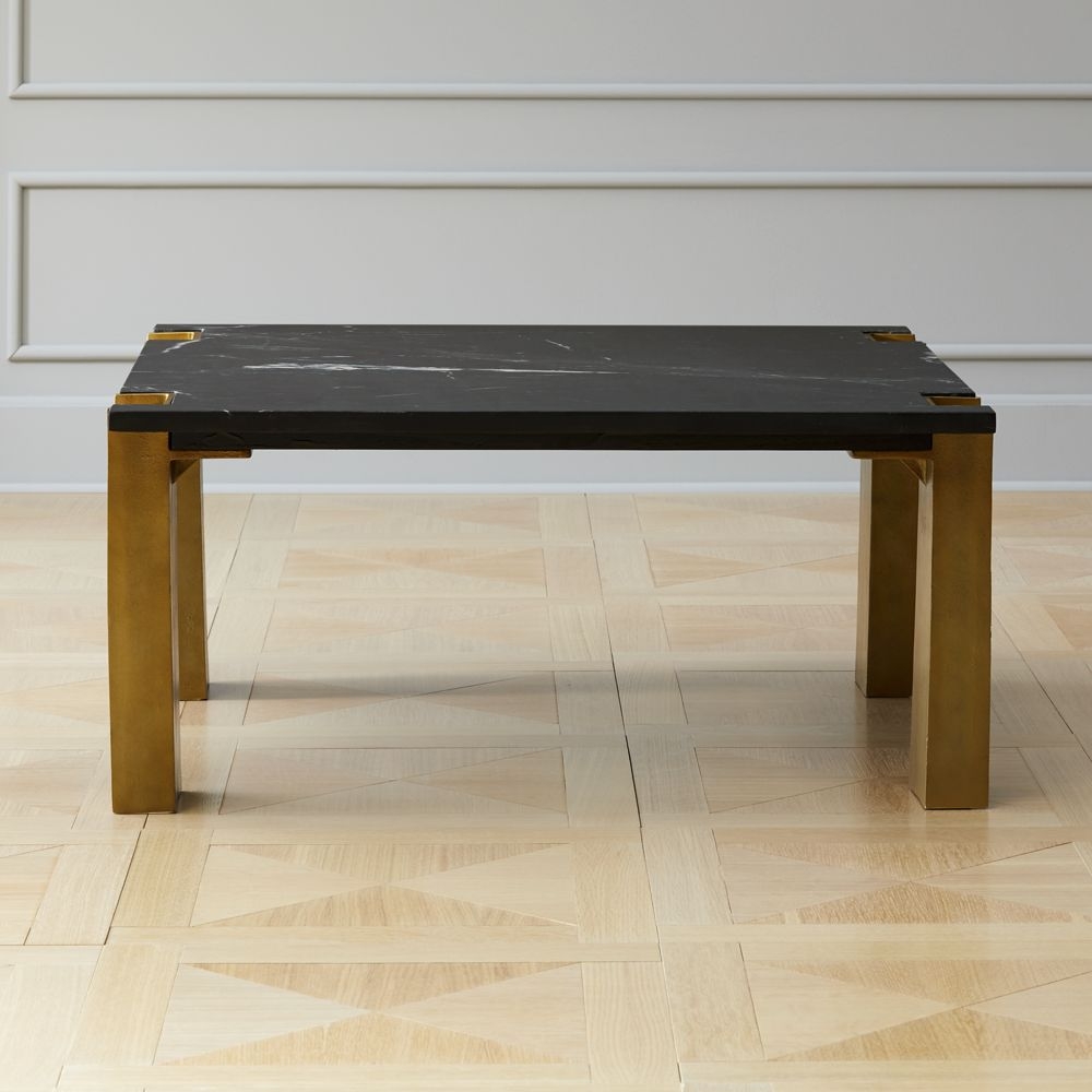 Alcide Square Marble Coffee Table - Image 0