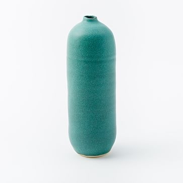 Judy Jackson Bottle Vase, Tall, Turquoise - Image 0