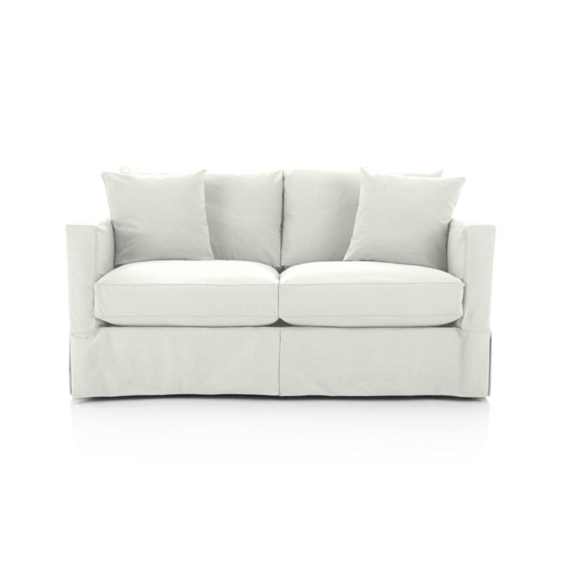 Willow Modern Slipcovered Full Sleeper Sofa with Air Mattress - Image 2