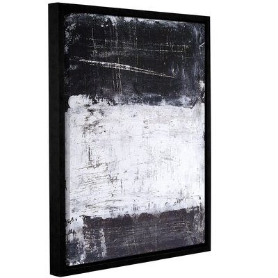 'Black and White II' Framed Graphic Art Print on Canvas - Image 0