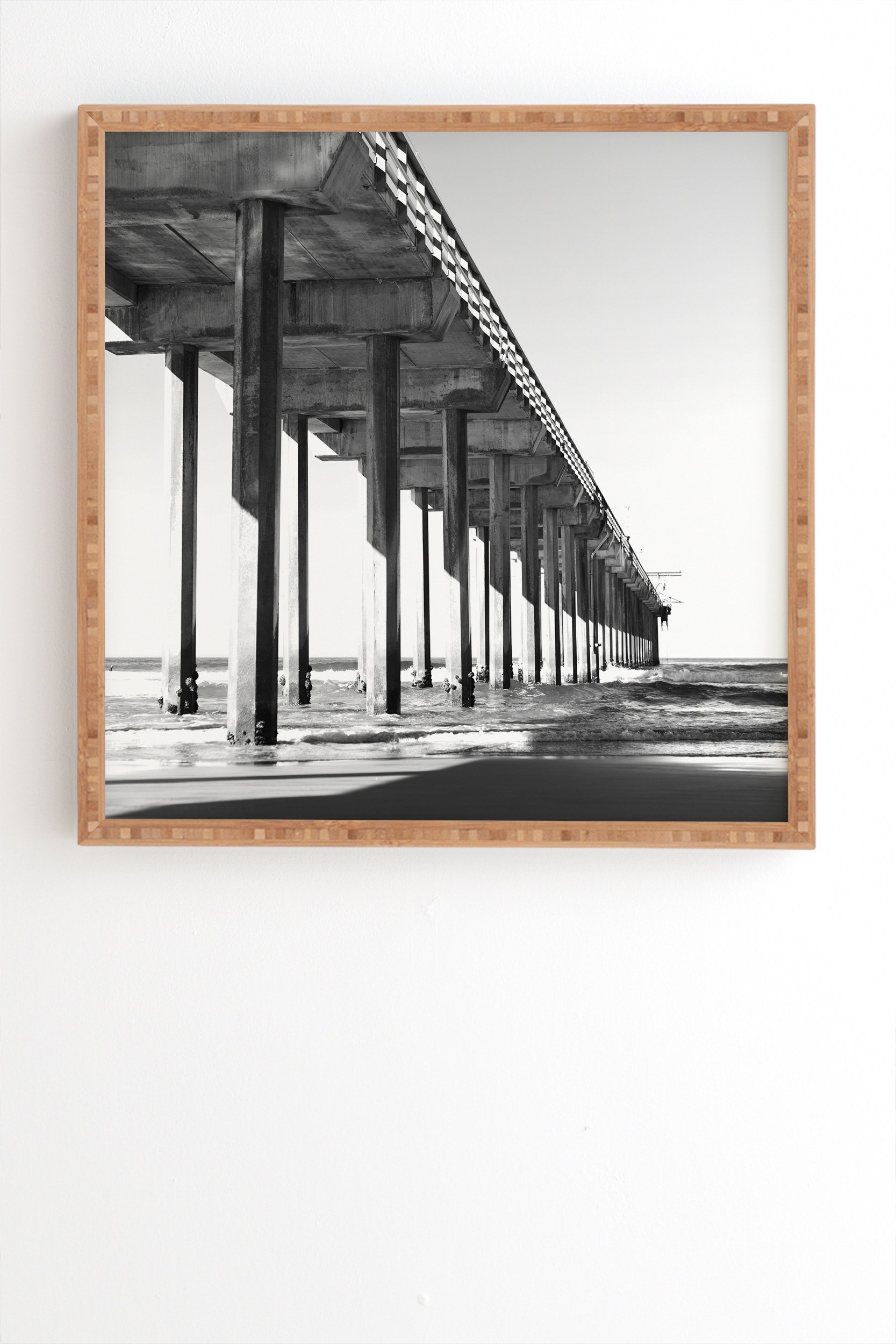 Bree Madden The Pier Framed Wall Art - 20" x 20" - Image 0