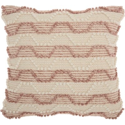 Ellijay Bohemian Textured Throw Pillow - Image 0