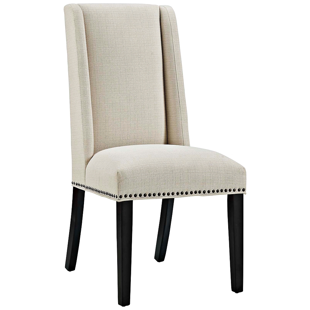 Baron Beige Fabric Dining Chair - Style # 33T51 - Image 0