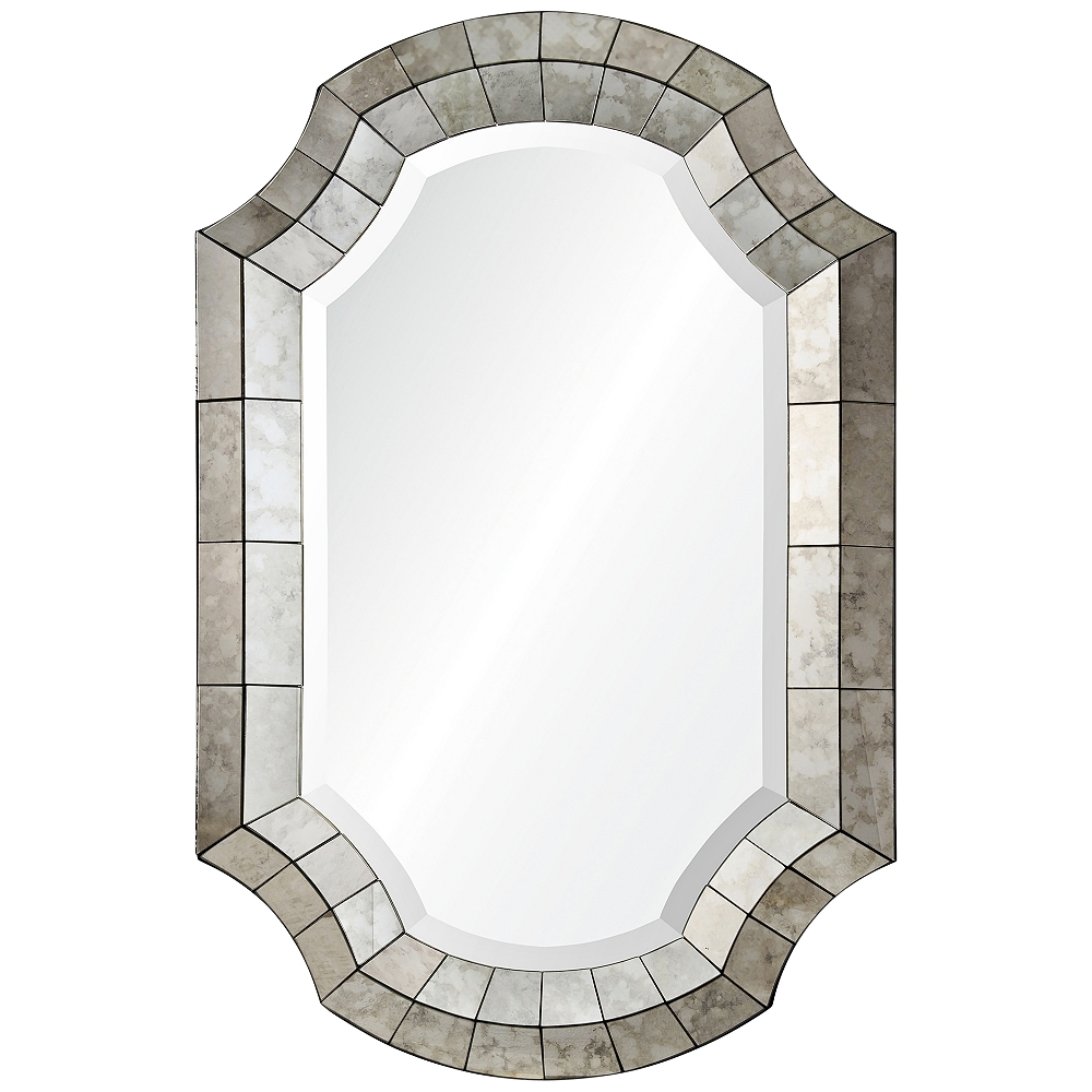 Clarke Antique Mirror 24" x 36" Octagon Wall Mirror - Style # 24H58 - Image 0