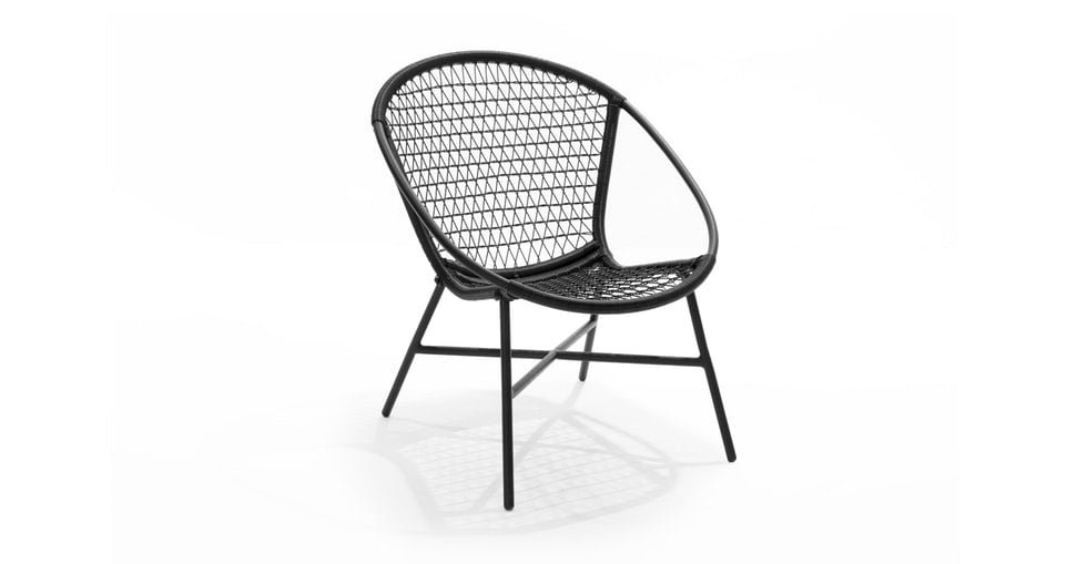 Sala Graphite Lounge Chair - Image 0